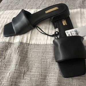 Elegant Black Women's Slide Sandals